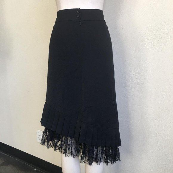 Vintage Goth Asymmetric Skirt - Picture 2 of 4